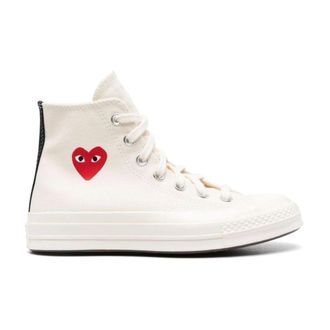 Comme Des Gar&ccedil;ons Zapatillas Altas Coraz&oacute;n Peque&ntilde;o - Shoes - Mujer - Beige - 35 1/2 EU