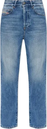 Diesel Jeans, Dames, Blauw, W29 L32, Katoen, 1981 D-Went Jeans