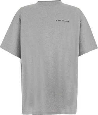 Balenciaga Light Grey Logo T-Shirt