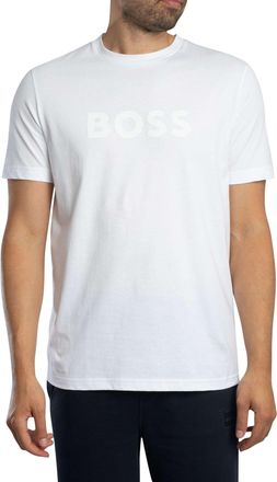 HUGO BOSS T-Shirt Met Logo, Wit