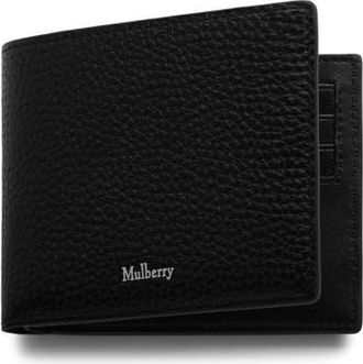 Mulberry 8 Card Leather Wallet in Black at Nordstrom