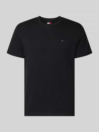 Tommy Jeans Regular Fit T-Shirt aus reiner Baumwolle in Black, Gr&ouml;&szlig;e XXL
