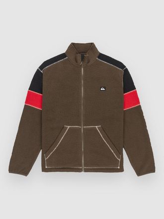 Quiksilver Clean Coast Block Fz Fleecejacke braun