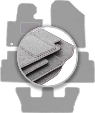 OEM Alfombrillas Grises Para Kia Sorento Iii 7 Plazas (2015-)