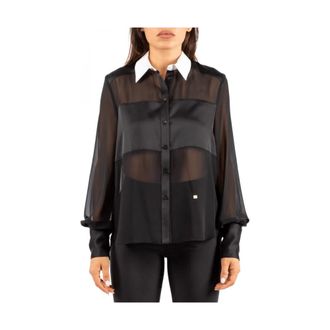 Hanita Mujer, Blusas y Camisas, Negro, Talla: XS