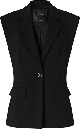 Pinko Pinko, Jassen, Dames, Zwart, XL, Nylon, Deyn Nylon Vest