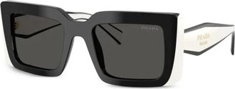 Prada Sunglasses, female, Black, Size: 52 MM PR D01S Sunglasses