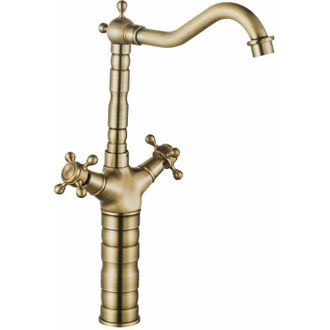 Rea Rea - Grifo De Lavabo Rustico Antique Gold