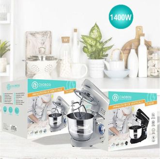 Trade Shop Trade Shop - Impastatrice Robot Da Cucina Con Accessori 1400 Watt Mixer Tx-8246 Con Ciotola
