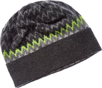 Brodie Fairisle Cashmere Beanie