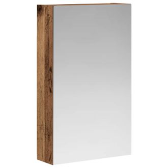 vidaXL Armario Con Espejo De Ba&ntilde;o Madera Vieja 30 X 10,5 X 50 Cm Vidaxl