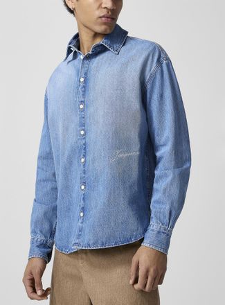 Jacquemus Mens Simon de-N&icirc;mes jean overshirt
