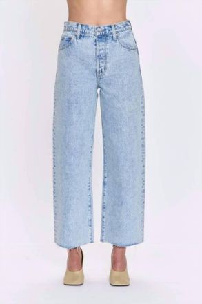 Pistola Denim Tate Crop Bowed Wide Leg Jean In Modena