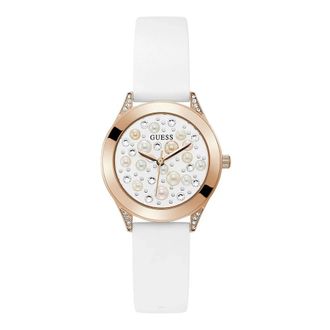 Guess Pearl Gw 0381L3 - Dames - Horloges - Wit - ONE Size - Accessoires