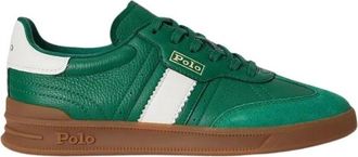 Polo Ralph Lauren Htr Aera Sneaker - Dames - Schoenen - Groen - Maat: 36 EU Leer