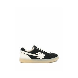 Palm Angels Palm-tree Patch Sneakers - Heren - Schoenen - Zwart - Maat: 40 EU Su&egrave;de