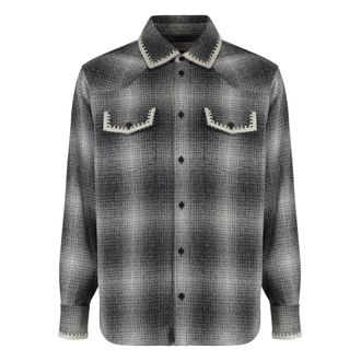 Golden Goose Shirt with White Embroidery