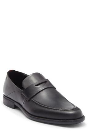 BOSS Kyron Penny Loafer in Black at Nordstrom Rack, Size 11.5Us / 10.5Uk