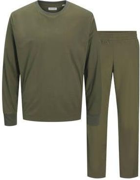 Jack & Jones pyjama JACSOLID olijfgroen
