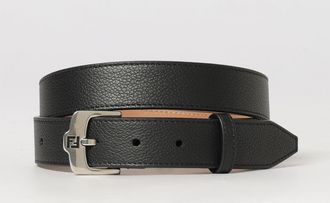 Fendi Cintura FF in pelle a grana