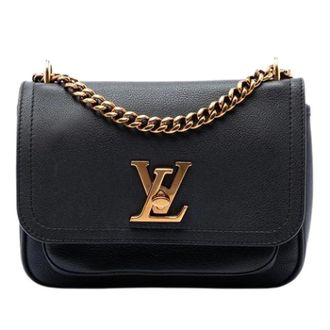 Louis Vuitton Pre-owned Lockme Chain - Dames - Pre-owned - Zwart - Maat: ONE Size Leer