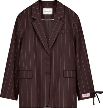 Fab By Fabienne Chapot Henry Blazer - Dames - Blazers - Bruin - M - Denim - Jassen