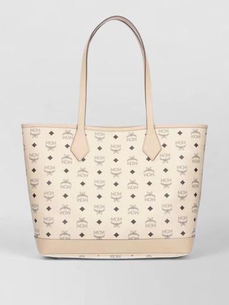 MCM shoulder bag shopper dual handle design