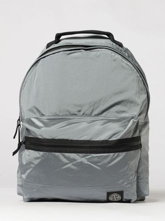 Stone Island Zaino in nylon con spallacci regolabili e patch logo Compass