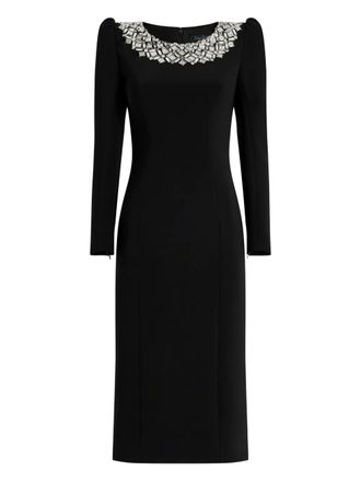 Jenny Packham Jacquetta embellished midi dress - Black