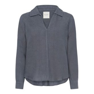 Part Two Mujer, Blusas y Camisas, Gris, Talla: L