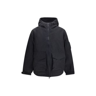 Yohji Yamamoto Black Polyethylene Shell Mens Jacket