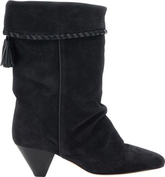 Isabel Marant Schoenen, Dames, Zwart, 37 EU, Leer, Dalby Boots
