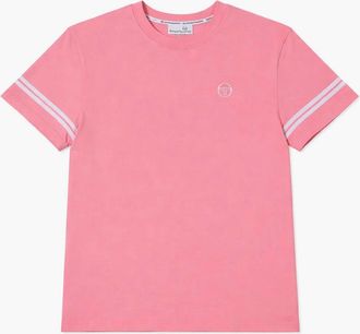 Sergio Tacchini Mens Sergio Tacchini Grello T-Shirt Geranium Pink/White - Size: 40