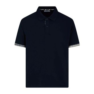 Aquascutum Polo Shirts, male, Blue, Size: 3XL CC Stretch Piquet Polo
