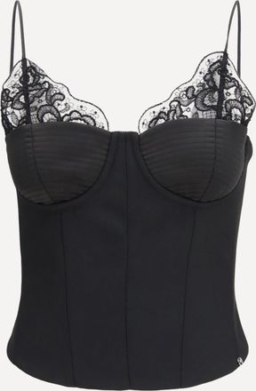 Nissa Wool-blend lace Top Female 38