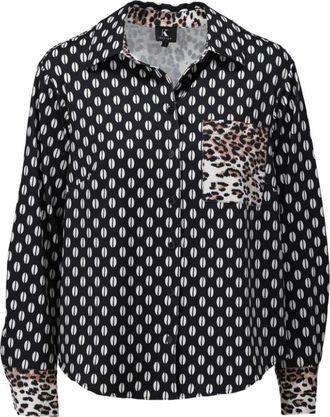 K-Design Dames, Blouses & Shirts, Veelkleurig, Maat: S