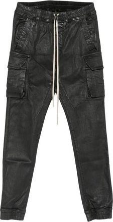 Rick Owens Jeans, Heren, Zwart, L, Slim-fit Cargo Jeans