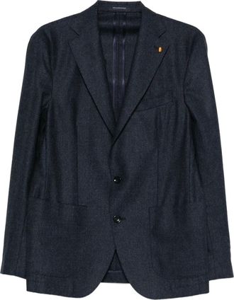 Sartoria Latorre Blazer met enkele rij knopen - Blauw