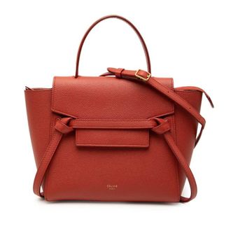 Celine Pre-owned Celine Nano Grained Calfskin Belt Bag Ladies XC6S83BMJZPZJSI6