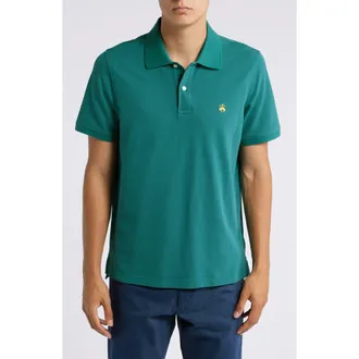 Brooks Brothers Piqu&eacute; Knit Polo in Galapagos Green at Nordstrom Rack, Size Medium