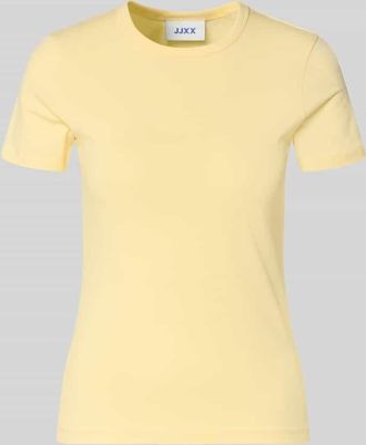 Jack & Jones T-Shirt mit Rundhalsausschnitt Modell GIGI in Hellgelb, Gr&ouml;&szlig;e XL