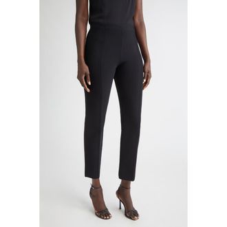 St. John Knit Crop Pants in Black at Nordstrom, Size X-Large