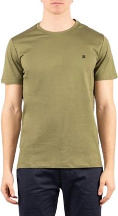 Dondup T-shirt - Heren - T-shirts - Groen - XL - Katoen - Tops