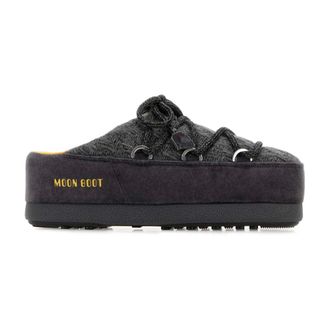 Moon Boot Moon Boot, Slippers, female, Gray, Size: 11 US EVX Knit Mules