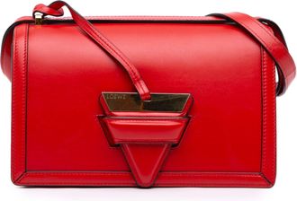 Loewe Pre-owned Womens Puzzle Bag Geometric Leather - Red - One Size