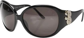 Bulgari Pre-owned Accessories, female, Black, Size: ONE SIZE Pre-owned Plastic Sunglasses