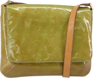 Louis Vuitton Pre-owned Vintage Cross Body Bag - Dames - Vintage Schoudertas - Groen - ONE Size - Leer - Vintage