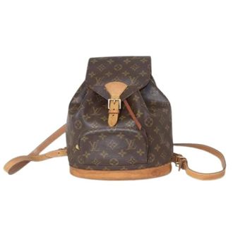 Louis Vuitton Pre-owned Backpacks, female, Brown, Size: ONE SIZE Pre-owned Canvas Backpack