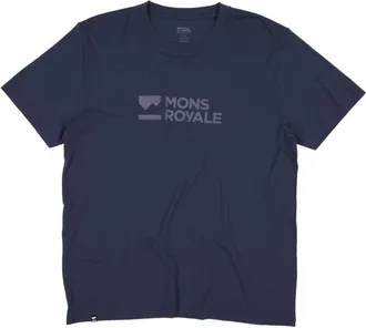Mons Royale Icon Merino T-Shirt Merinoshirt f&uuml;r Herren | blau