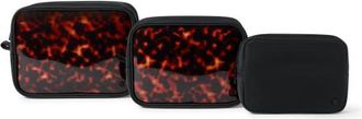 STATE Bags Travel Pouch Set of Three in Tortoise at Nordstrom